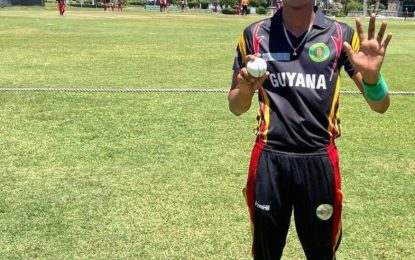 Khan, Griffith scythe through defending Champs, as Guyana surge to 9-wicket win