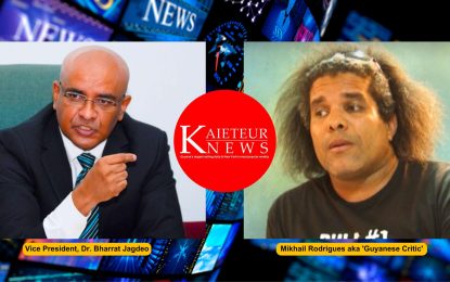KNews reporters forced to walk out of Jagdeo press conference after he allowed ‘Guyanese Critic’ to decide who asks questions
