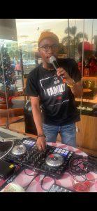 The ‘Crixmater’ performing with the Bad Family Music