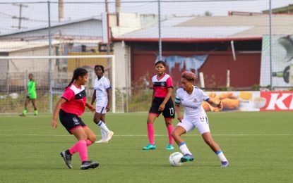 Akeelah Vancooten scores 5 as Guyana Police Force FC cruise past Pakuri Jaguars 17-0