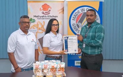 Two new local manufacturers join GNBS’s Made in Guyana certification programme
