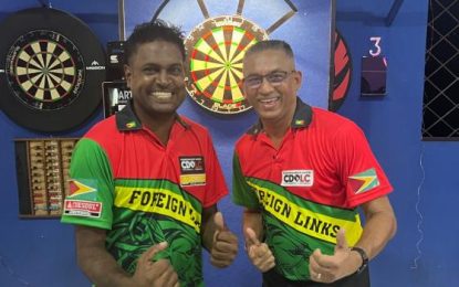 Guyanese duo: Madhoo and Fitzgerald secure PDC World Cup spots