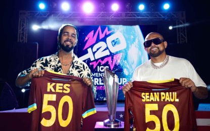 Iconic artists Sean Paul, Kes collaborate on T20 World Cup anthem