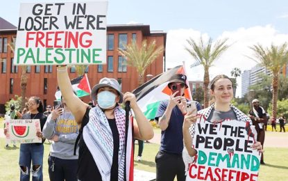 Hundreds of university students arrested as Gaza war protests expand across the US