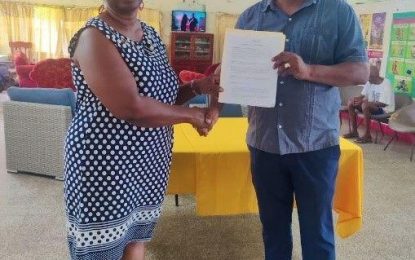 Rotary Club of Georgetown Central Signs MOU for upgrade of Uncle Eddie’s Home