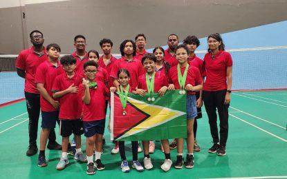 Junior Badminton team claims 8 medals in Easter tourney in Suriname