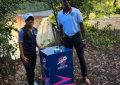 ICC Men’s T20 World Cup trophy lands at majestic Kaieteur Falls