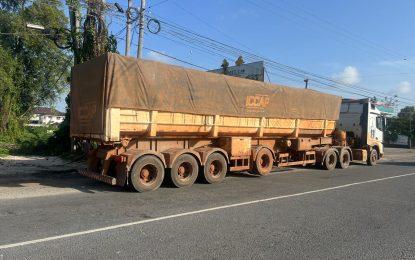 50-ton trucks traversing Guyana’s roads
