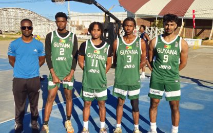 U23 3×3 players and Coach Cameron in Paraguay for High-Performance Training Camp