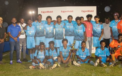 LTI slip past Mackenzie High to be crowned new ExxonMobil Guyana, Linden Inter Schools Football Champions